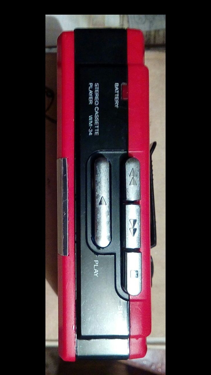 Кассетный плеер Sony WM-34 made in Japan 1987года