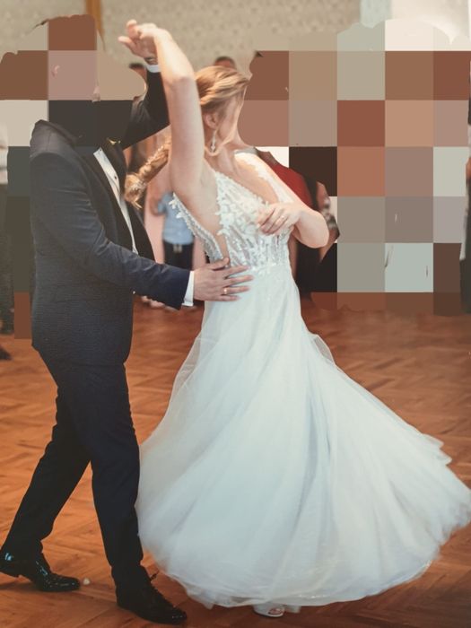Madonna GABBIANO Amorelly, suknia ślubna z welonem roz 38