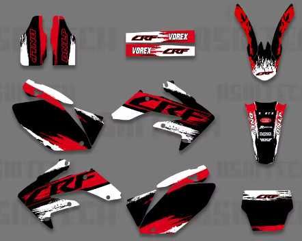 Okleina Naklejki Folia Honda CRF 250/450cc 2004-08r RÓŻNE WZORY