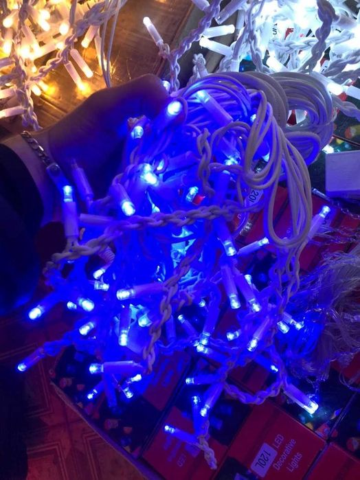 Вулична бахрома уличная IP 44 Гірлянда LED Каучук 2х MODEL_27P + Flash