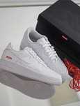 Biały|Sportowe-Męskie Nike AirForce1 x Supreme UnisexTrampki 40.5