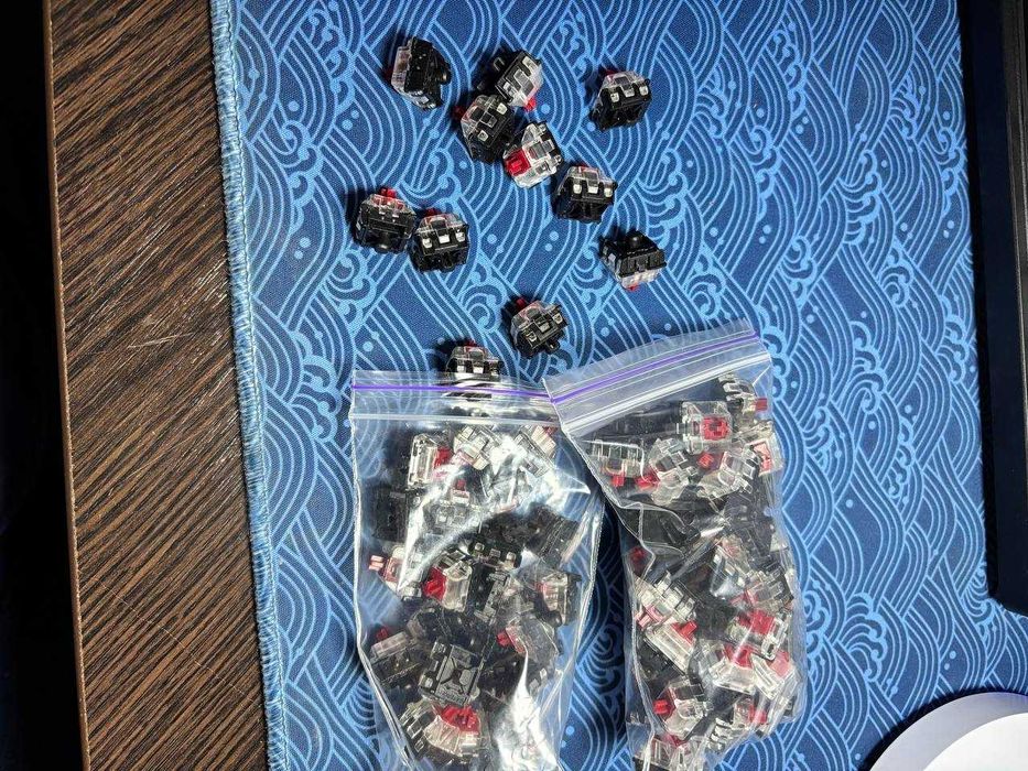 Свитчи Gateron Optical 2.0 Red 86 ШТУК!