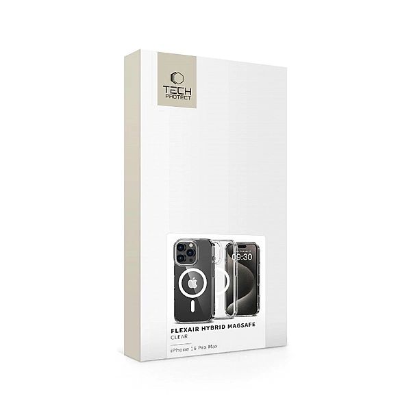 Etui Tech-Protect FlexAir Hybrid MagSafe na iPhone 16 Pro Max - przezr