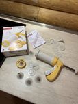 Кондитерський шприц з дозатором  та насадками , пістолет для печива