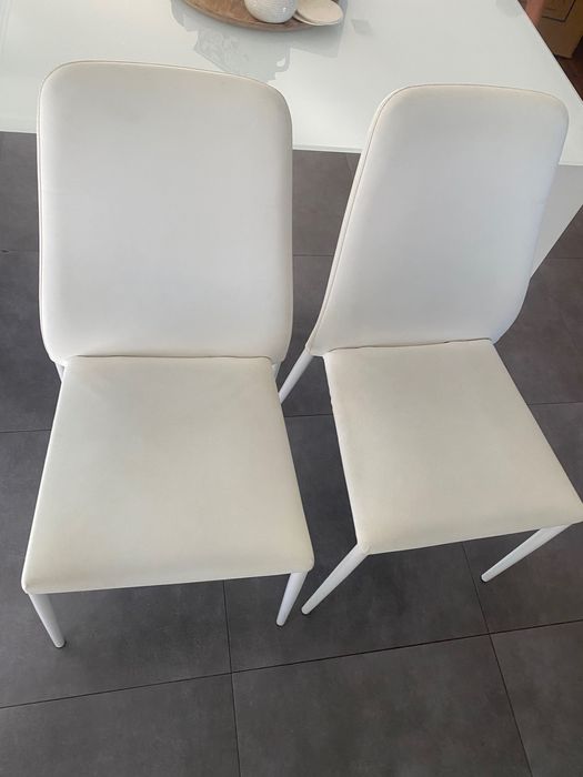 Krzesła 6 sztuk- białe