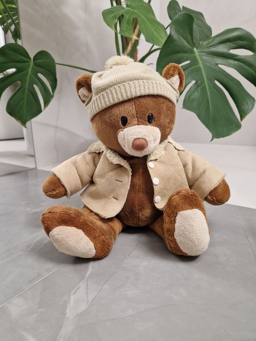 Zimowy miś misiek ok 45 cm