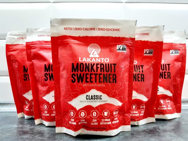 Lakanto, Monkfruit Sweetener Classic (454г), сахарозаменитель