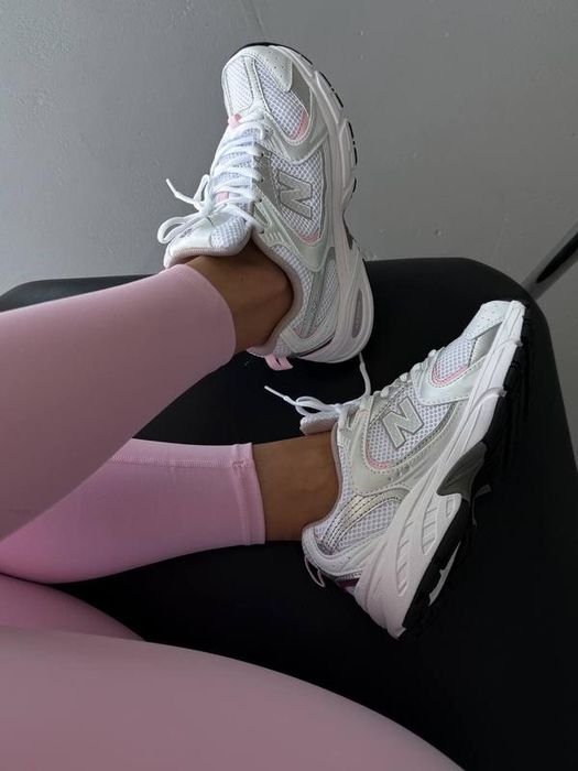 Кросівки Жіночі Nb 530 Pink, Нб 530 рожеві, трендові кросівки