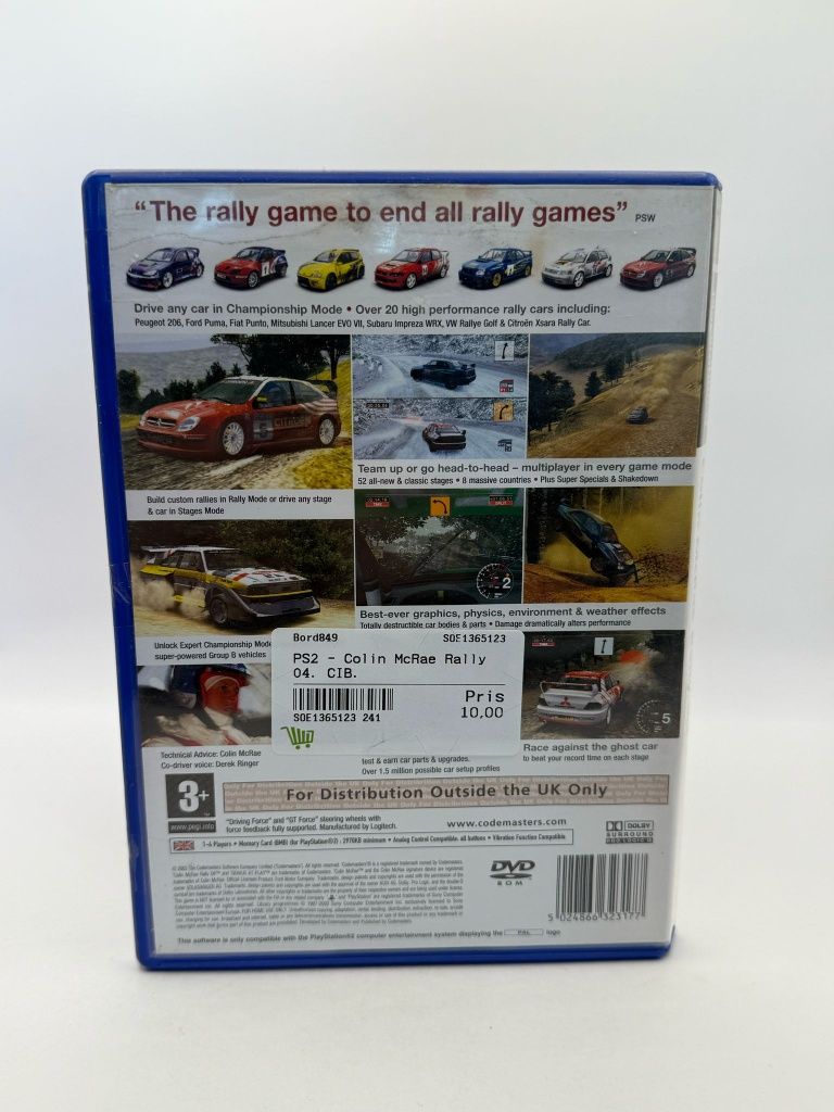 Colin Mcrae Rally 04 3xA Ps2 nr 9247