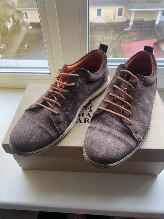 замшеві чоловічі черевики 41,5-42р