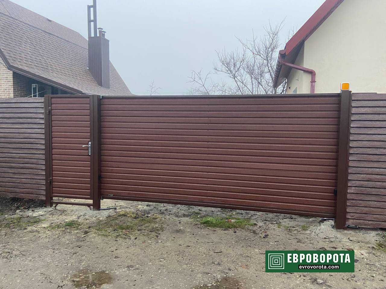 Откатные Ворота 5000*1920 с Фурнитурой !!! Цена 16000 грн !!!