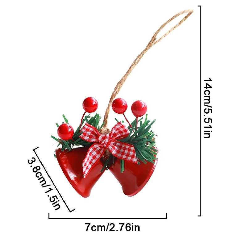 Dzwoneczki na choinkę dekoracja świąteczna