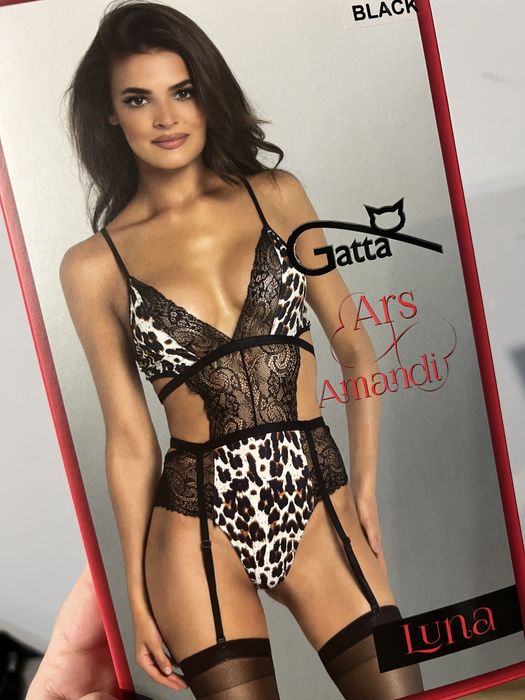Nowe body koronka, panterka Gatta
