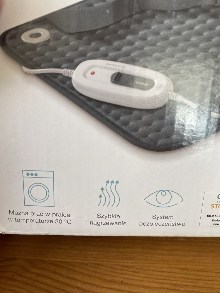 Poduszka elektryczna pod plecy i kark,sanitas,lidl,rozgrzewająca podus