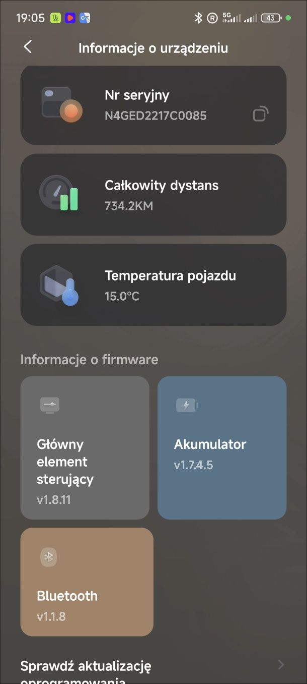 Hulajnoga 22r elektryczna akumulator ninebot  max transport Koło Berli