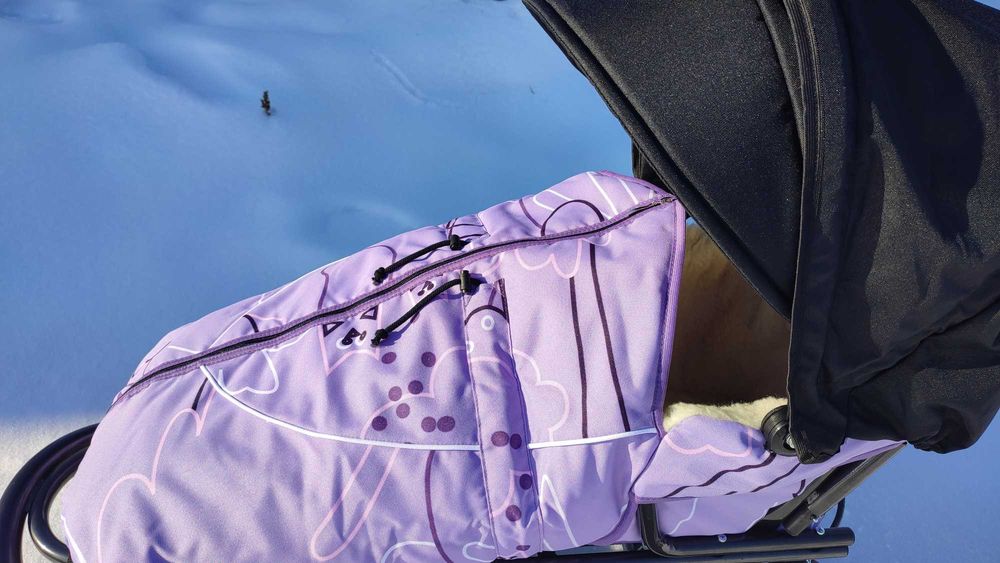 Санки сани Prampol Rasper 7в1 + подножки (Польша), в коробке!