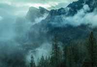 Fototapeta Mgła Mrok Natura Góry 3D Na Twój Rozmiar + KLEJ