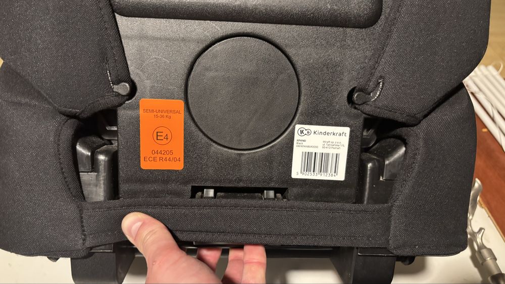 Fotelik Kinderkraft Xpand grupa II/III (15-36 kg) Isofix