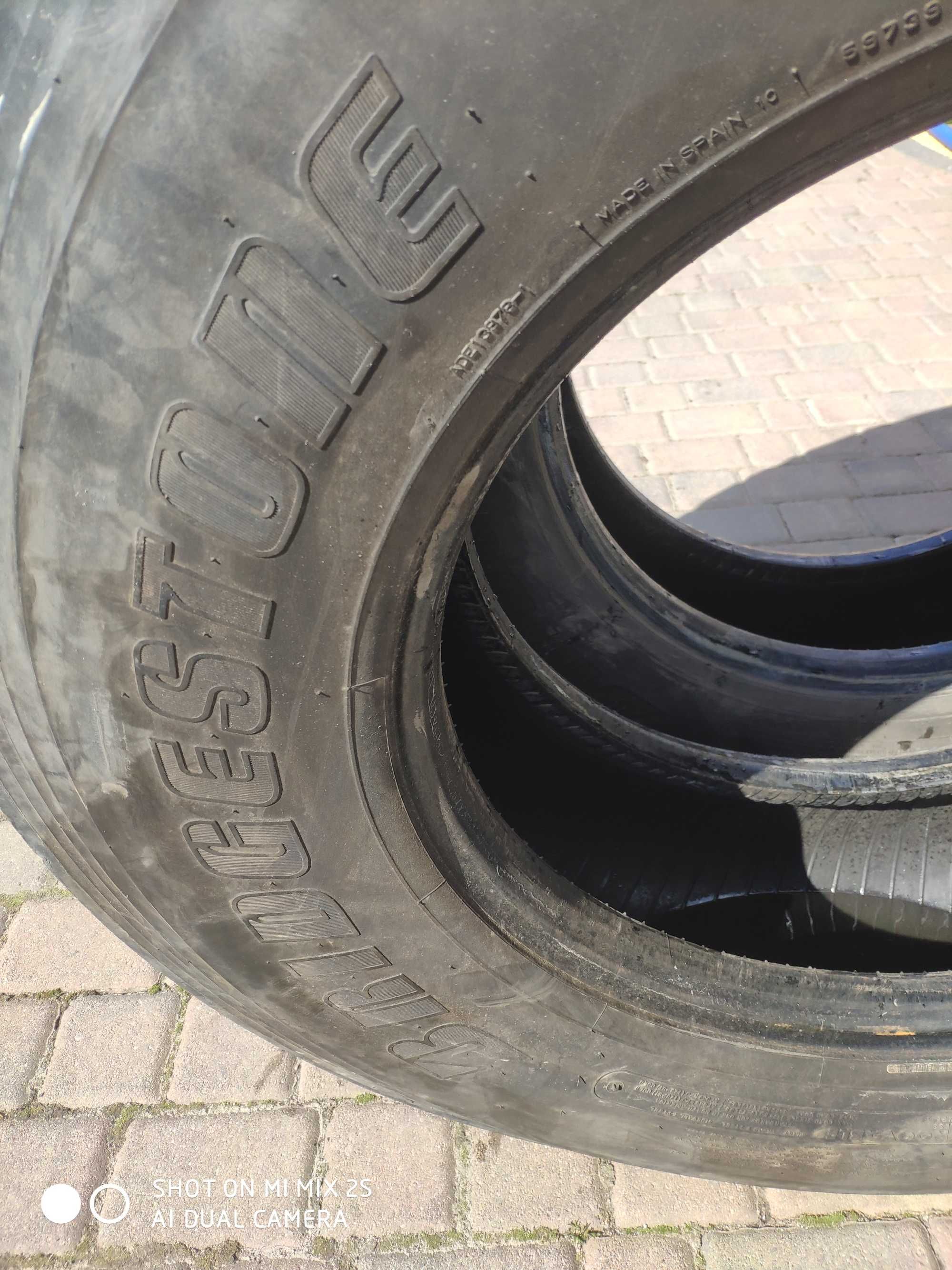 Opona Opony 315/80R22,5 Bridgestone R249 przody prowadzące para kompl
