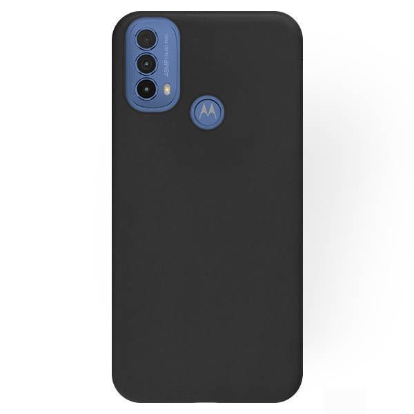 Etui Silikonowe Matowe Plecki Do Motorola Moto E30 / E40 / E20S Czarne