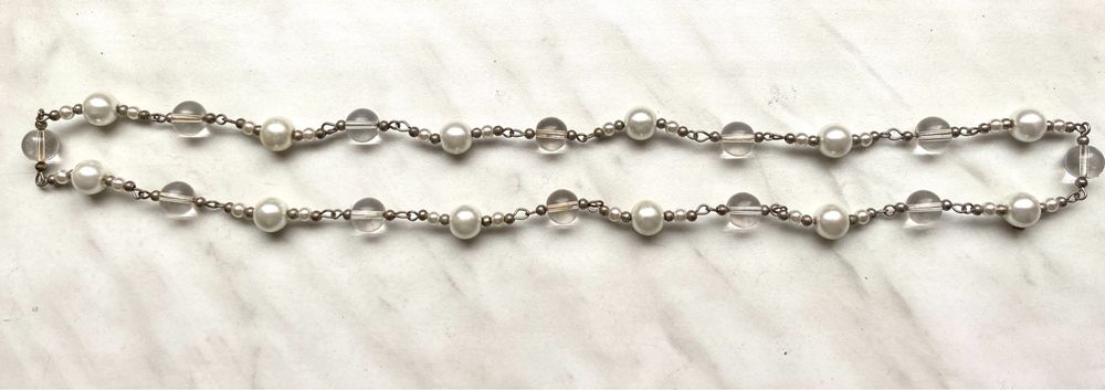 Perełkowy naszyjnik, korale z perełek