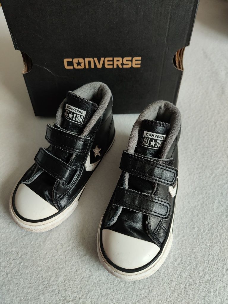 Skórzane ciepłe trampki Converse 23