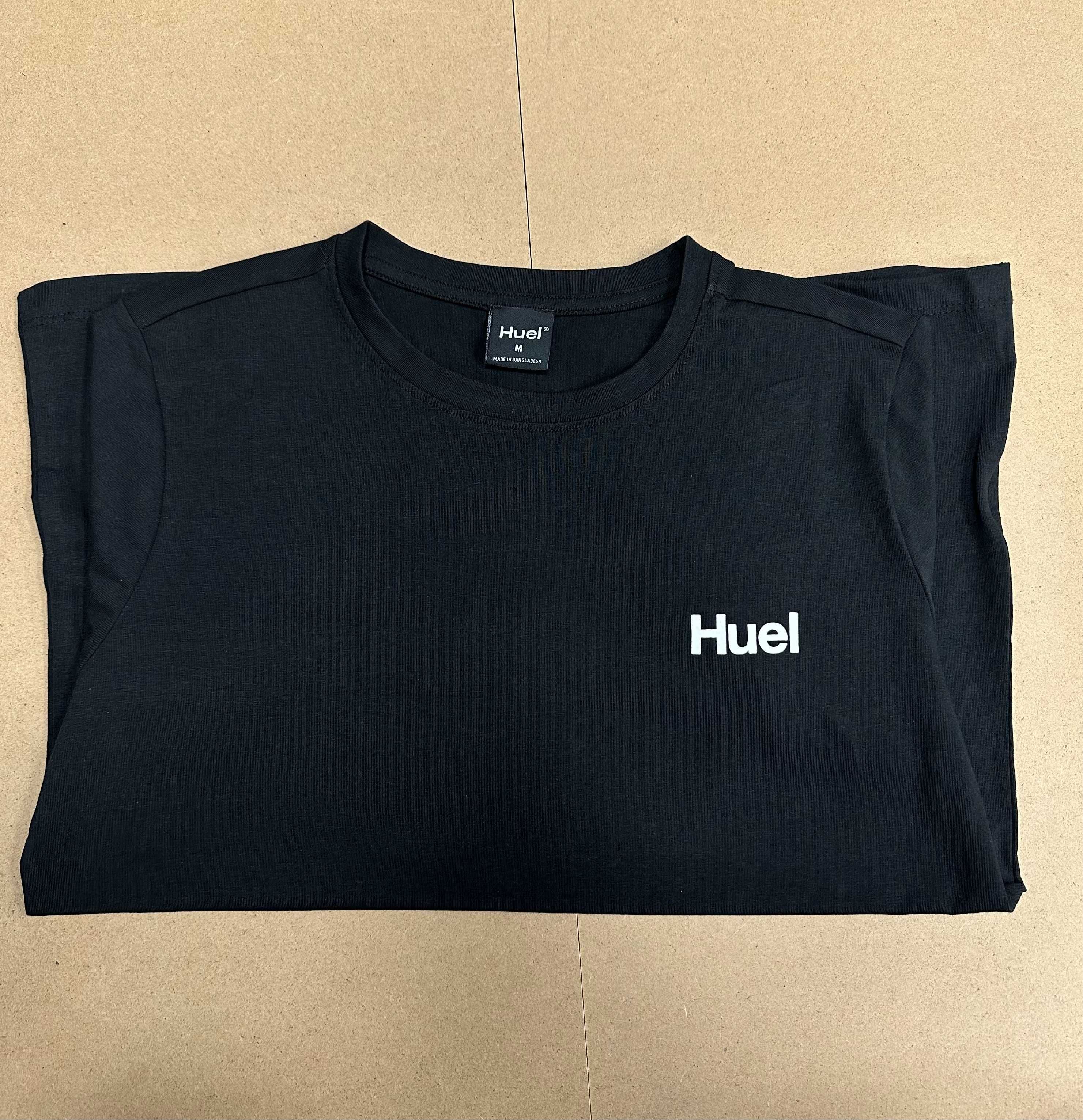 Koszulka damska T-Shirt damski Huel rozmiar S/M/L/XL czarna 2 sztuki