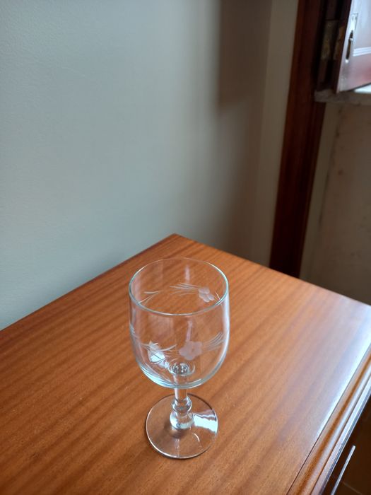 Copos de cristal variados