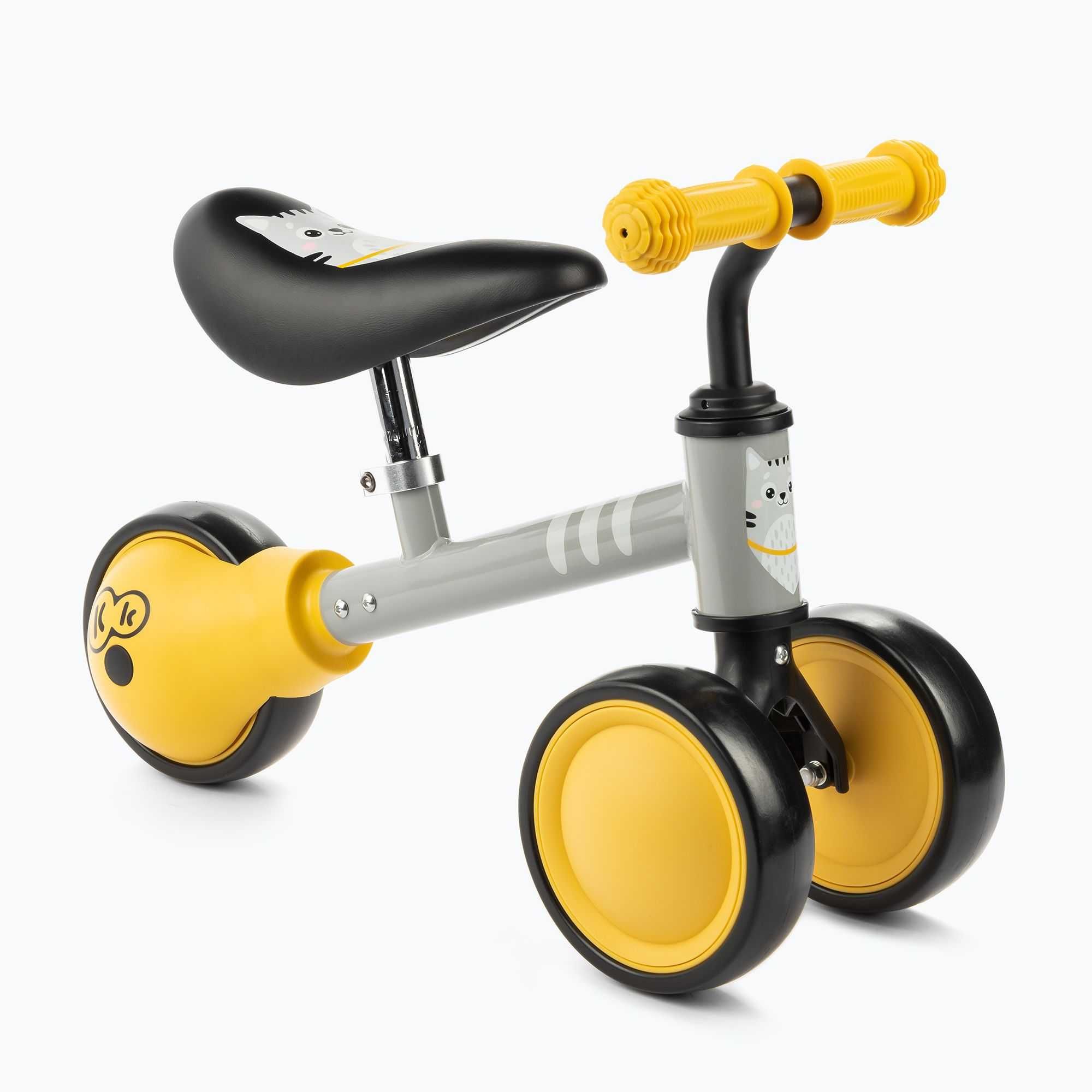 Велосипед біговий триколісний Kinderkraft Cutie жовтий