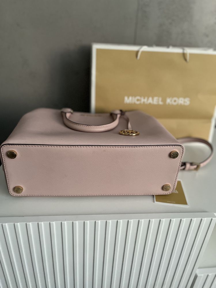 Michael Kors torba torebka skóra saffiano super stan