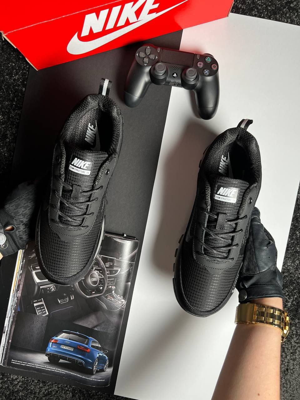 Чоловічі Зимові кросівки Nike Rivah Gore-Tex Termo Чорні