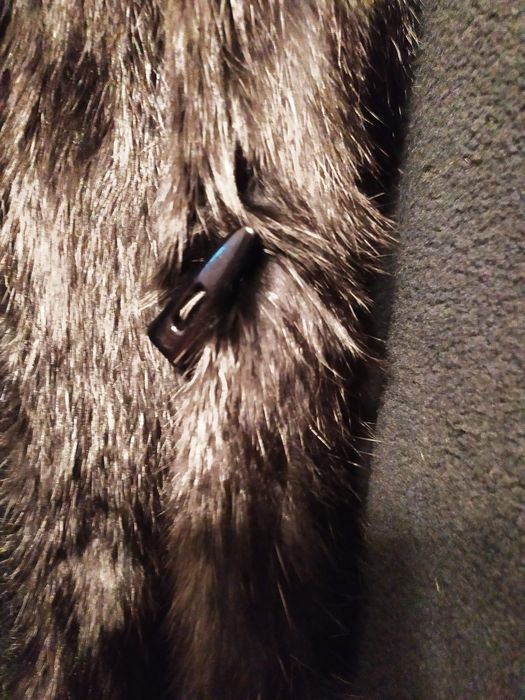 Nowe czarne duże damskie ponczo z kapturem