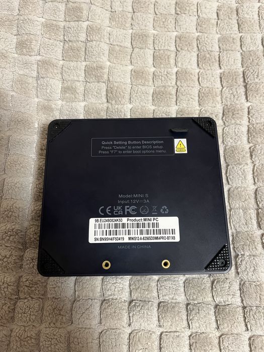 Міні ПК Beelink S12 Mini Intel N95 / 8 GB RAM / 256 GB SSD