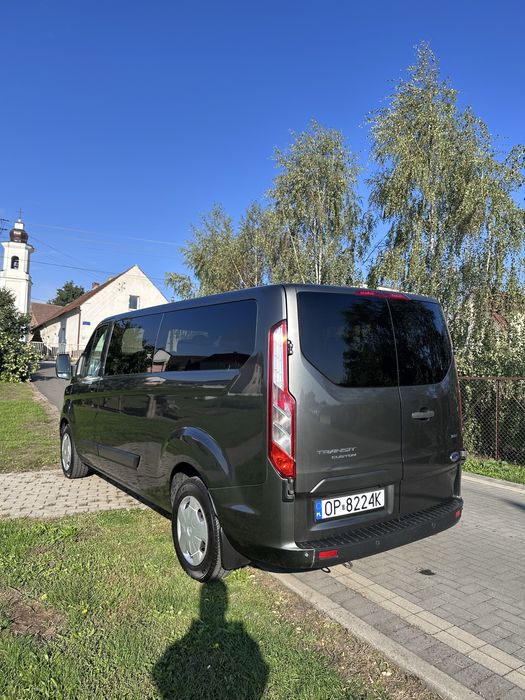 Ford Transit Custom 9 osobowy długi 2.0 130 KM 2018r, 1 właściciel