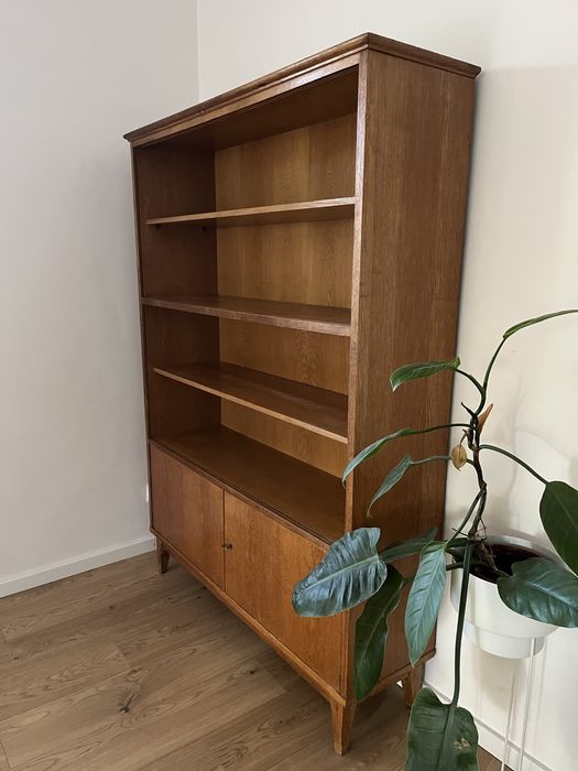 Regał drewniany PRL biblioteczka