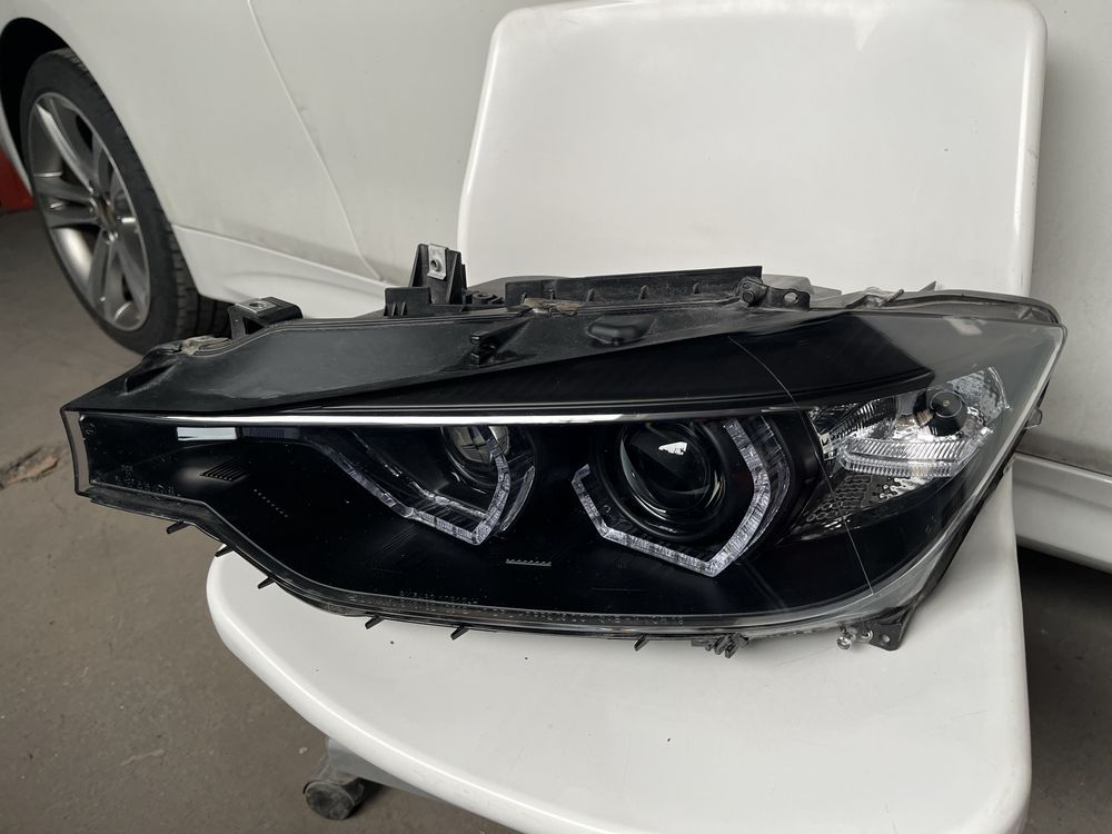BMW 3 F30 Lampa LED Ringi dzienne DRL BLACK