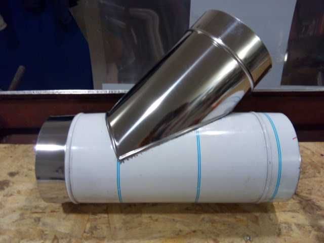 Дымоход сэндвич, комін, труби на котел, труба для дымохода, нержавейка