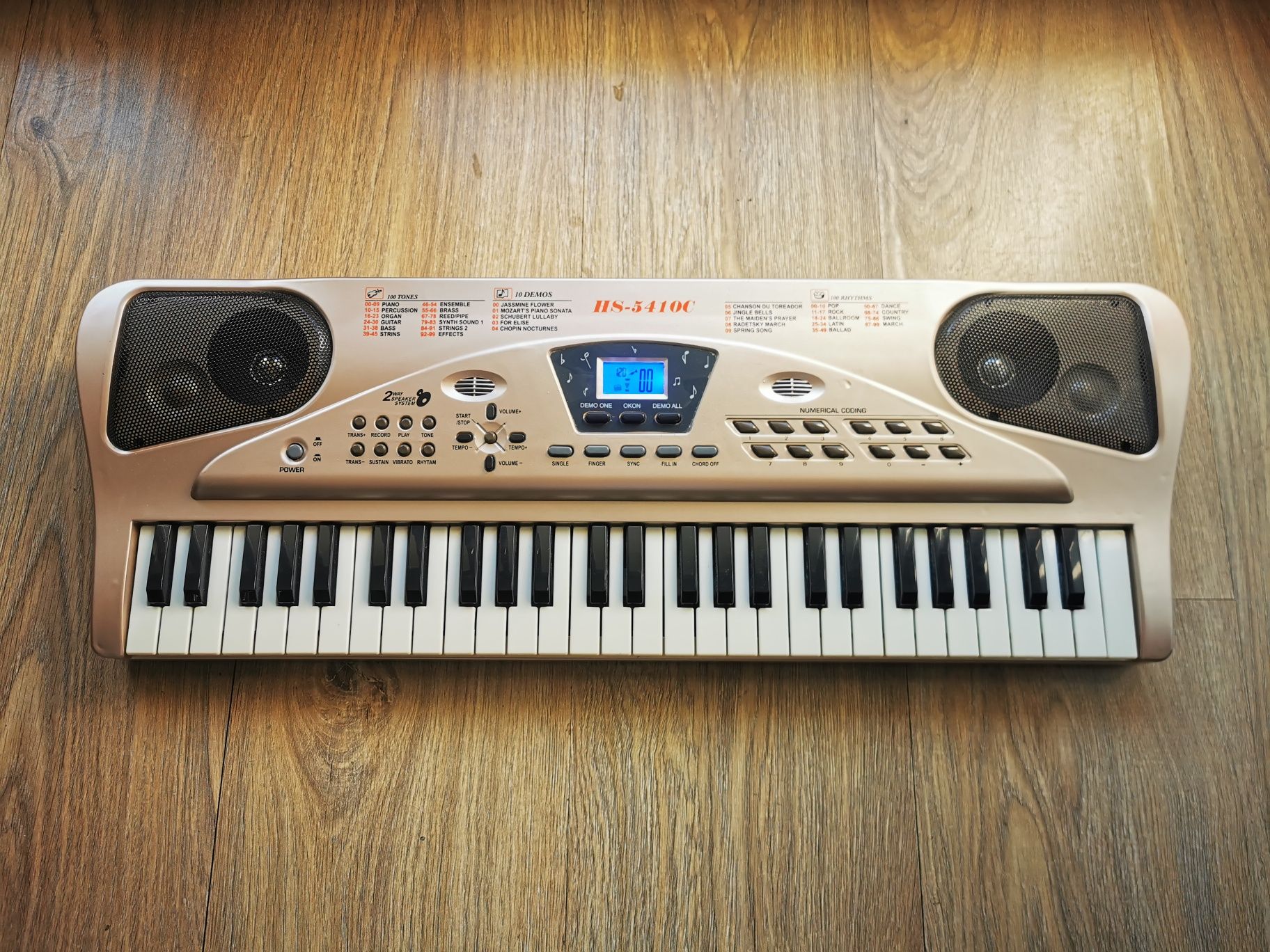 Organy elektroniczne keyboard HS-5410A