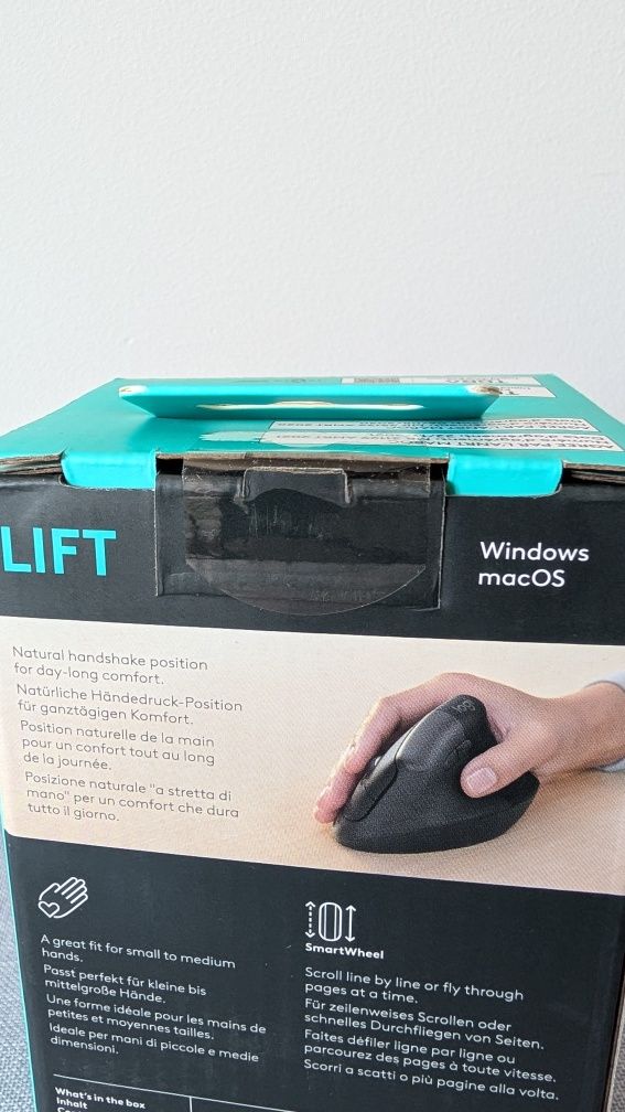 Rato Ergonómico Logitech Lift - Caixa Selada
