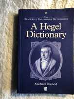 HEGEL Aesthetics 2 vols. A Hegel Dictionary (M. Inwood)