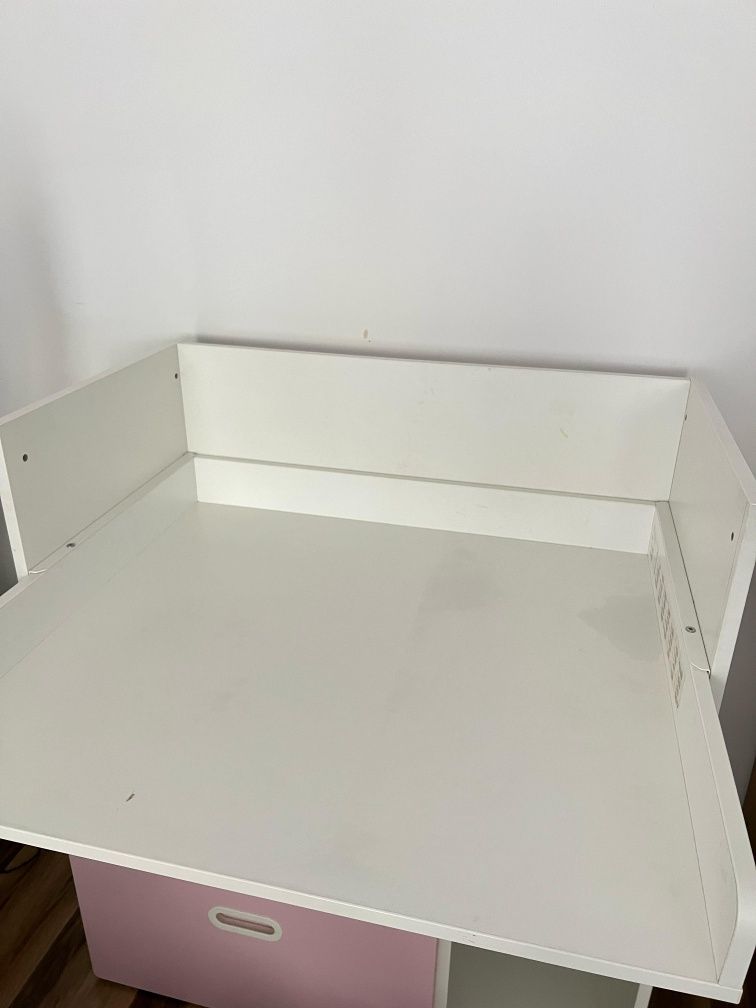 Stół do przewijania IKEA STUVA / FRITIDS – biały, z szufladami