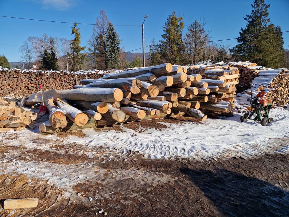 Drewno kominkowe bukowe 350 zł porąbane , pocięte Inwald i okolice
