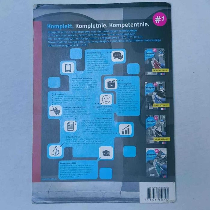 Zestaw Komplett plus #1 Język Niemiecki Podręcznik I Ćwiczenia KLETT