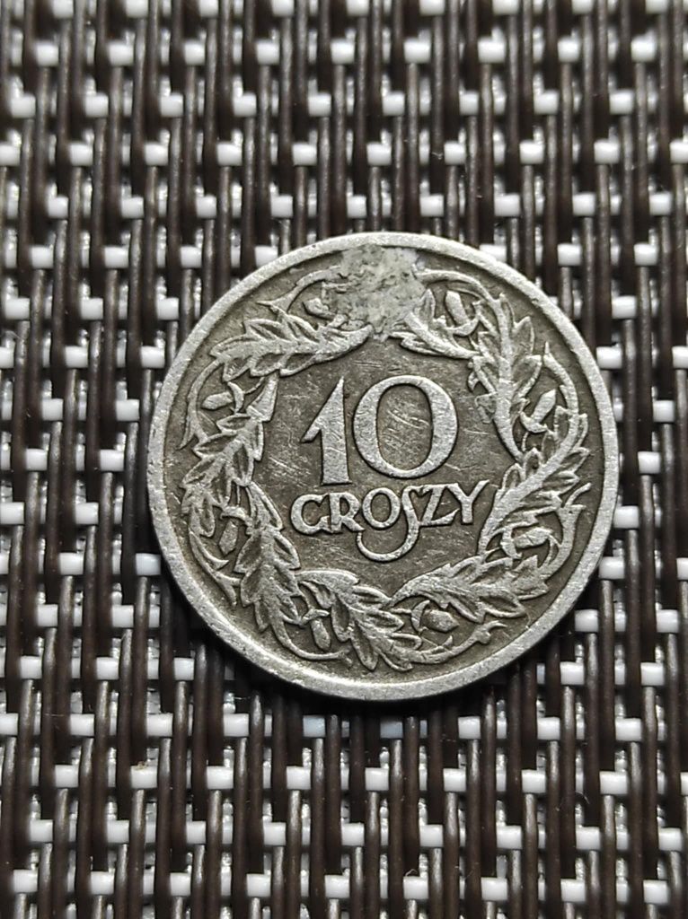 Stara moneta 10 groszy z 1923