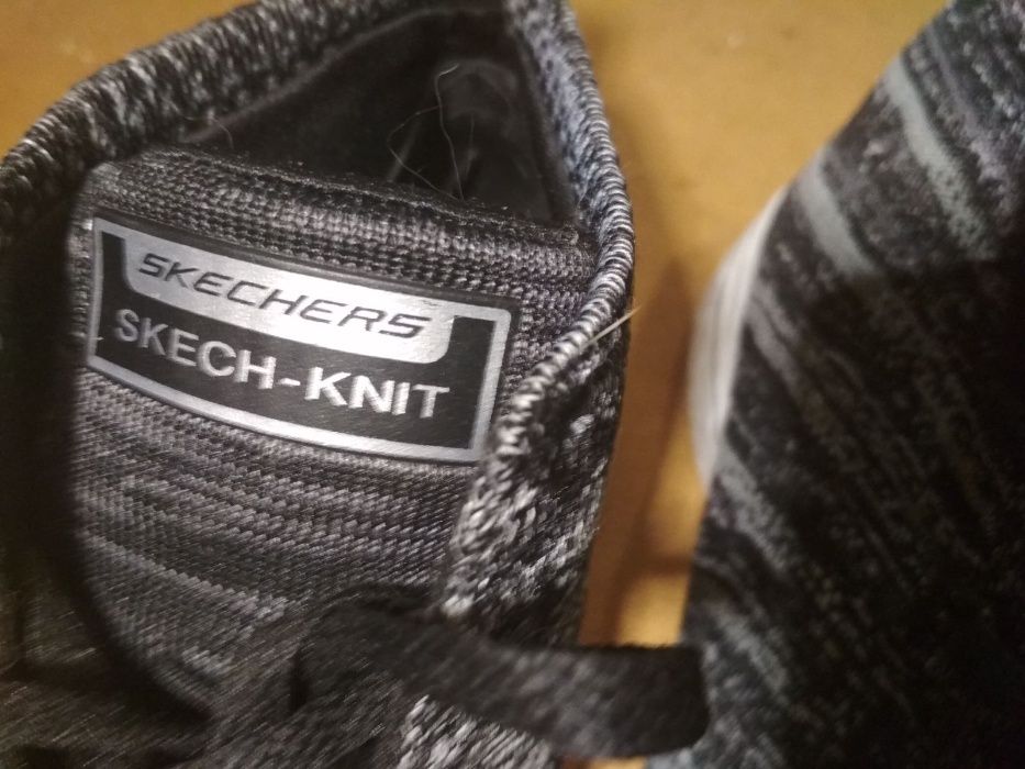 Серые всесезонные кроссовки Skechers логотип Кэжуал мокасины обувь