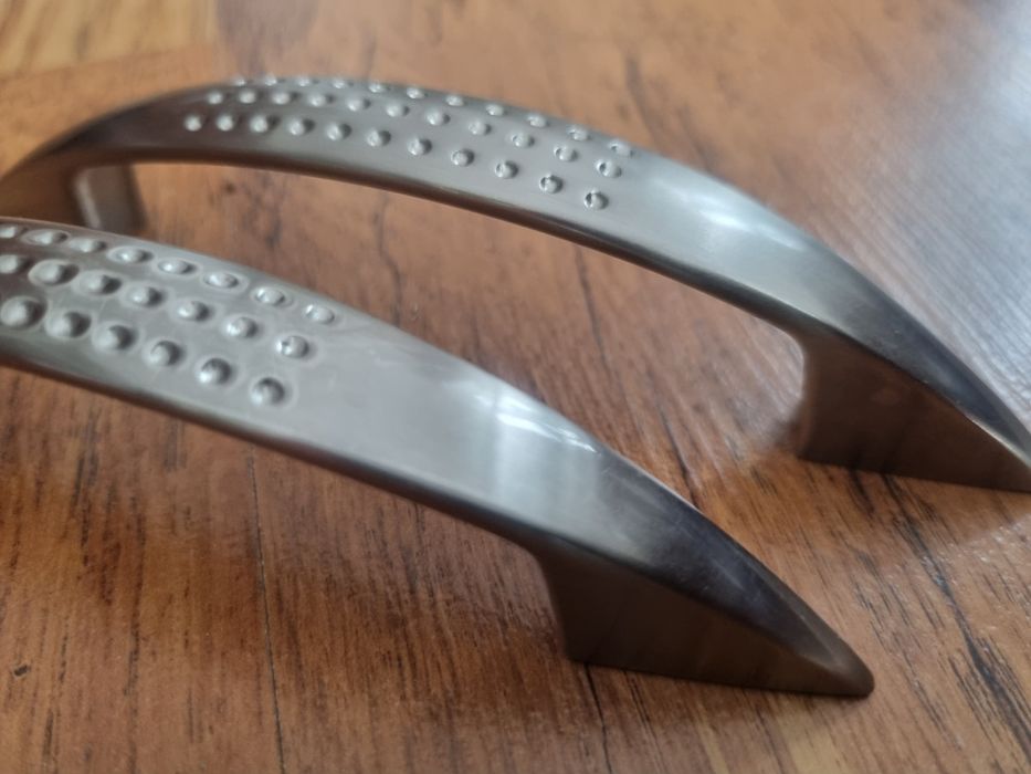 Uchwyty do szafek, satynowe, 16 szt.