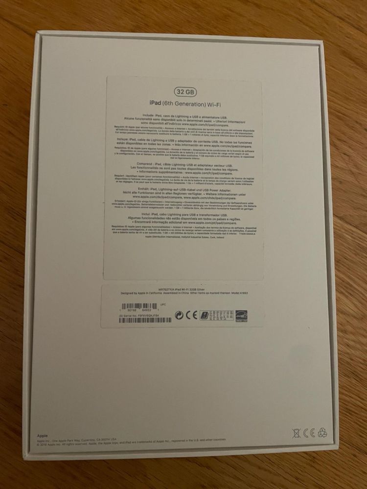 Ipad 6th generation 32 GB