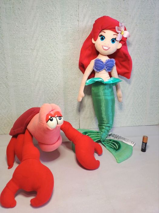 Princess Disney Аріель Русалонька Себастьян м'яка іграшка Білосніжка