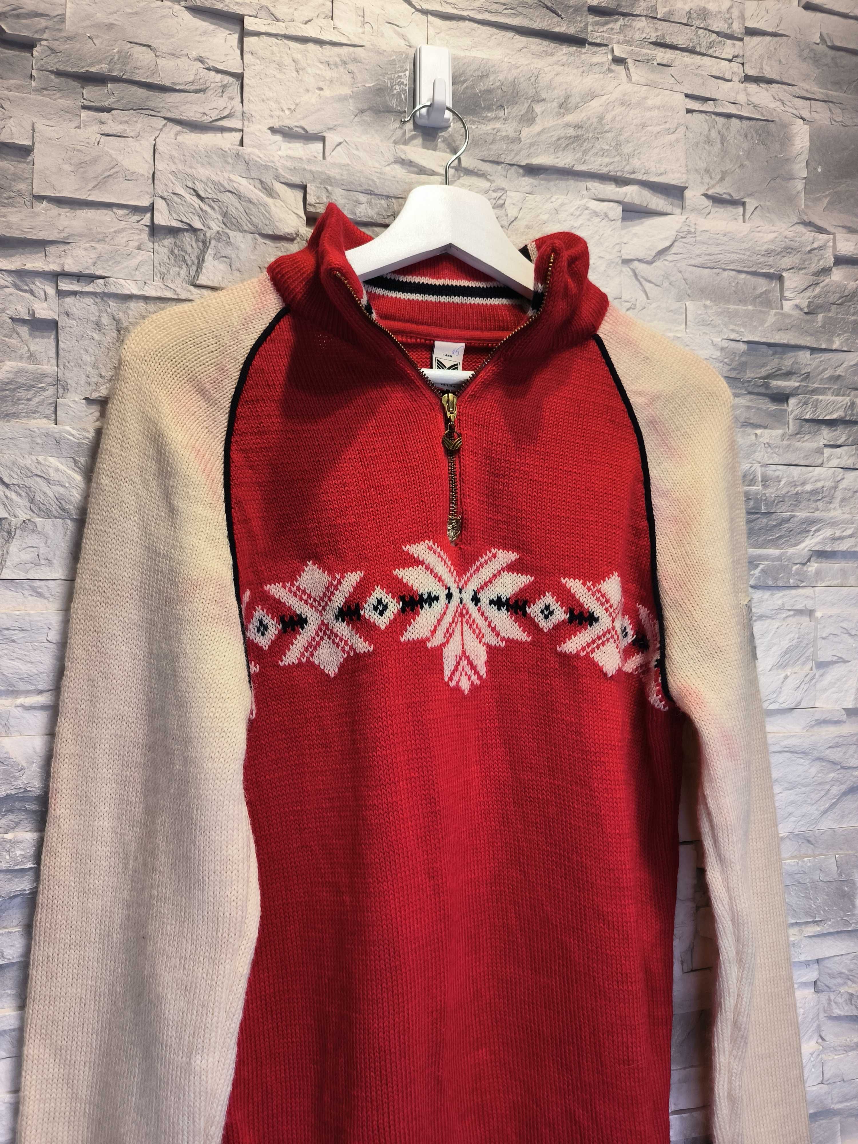 Sweter Dale of Norway Wełniany Wełna Wzorki