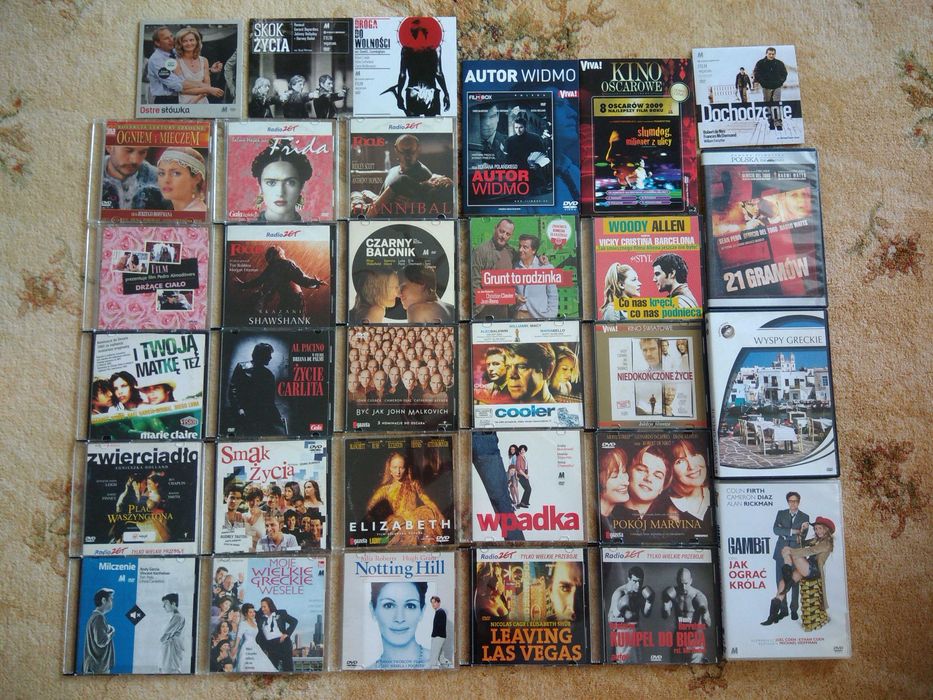 Zestaw filmów DVD
